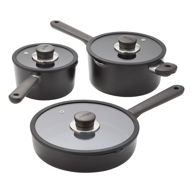 Judge Vista Ceramic 3 Piece Draining Cookware Set