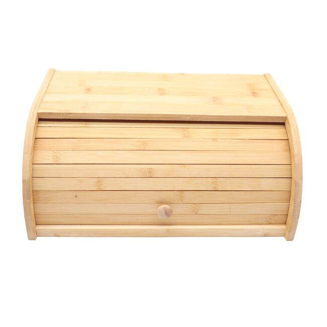 Bamboo Roll Top Bread Bin
