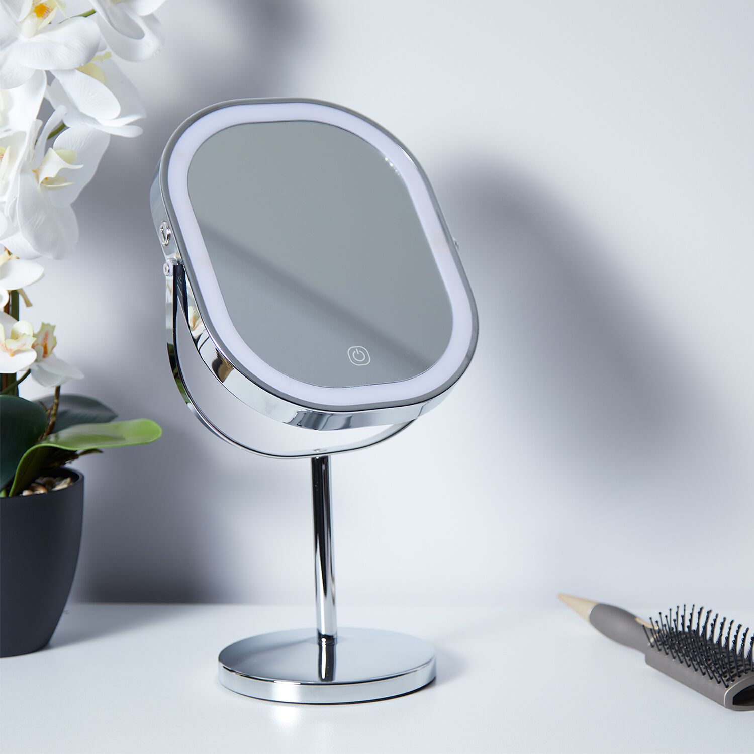 Visage Led Square 3X Cosmetic Mirror Home Store More