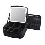 Visage LED Mirror Beauty Makeup Case Black