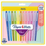 Paper Mate Flair Pastel 12 PCS Felt Tip Pens