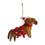 Christmas Dachshund Tree Decoration