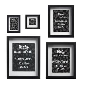 4x6 METZ BLACK GLOSS Frame