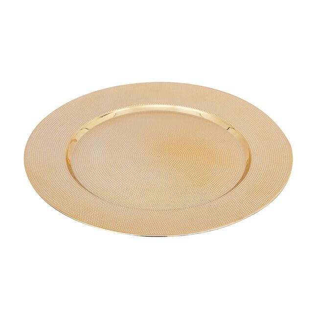 Christmas Gold Charger Plate