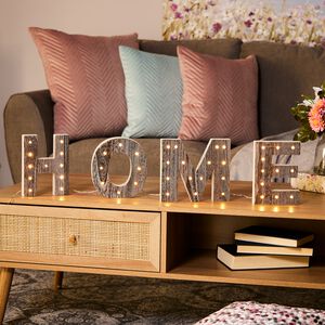 Home Wooden Letter Lights