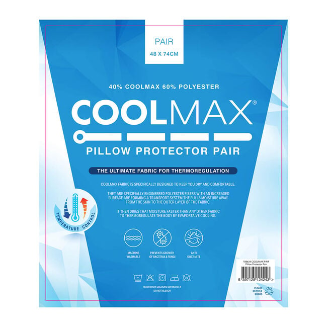 Coolmax Pillow Protector Pair