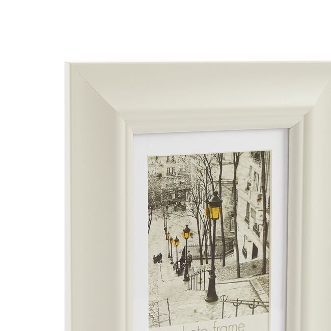 4x6 SIMPLY CREAM Photo Frame