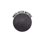 GREY TWILL PET BED SMALL 46X36X15CM