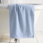 POPCORN CHECK BLUE Hand Towel