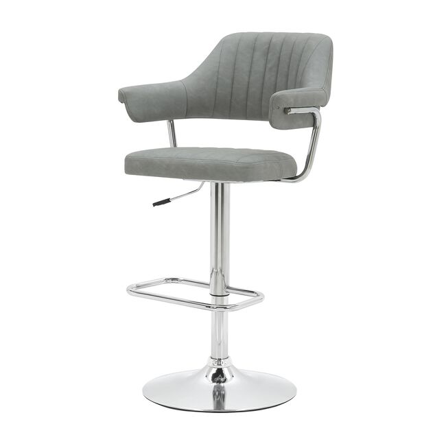 Belmont Barstool Light Grey
