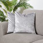 Velvet Crush Cushion Cover 2 Pack 45x45cm - Silver