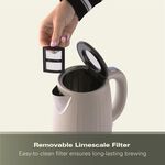 HAMILTON BEACH HARMONY 1.7L Cappuccino Kettle