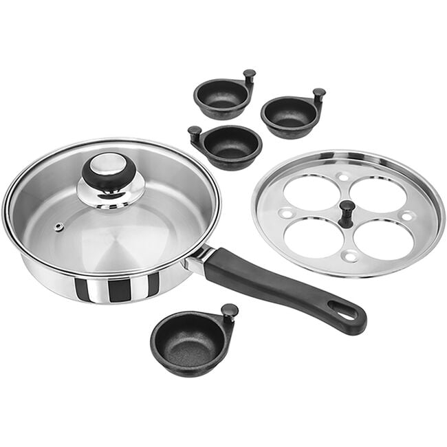 Judge Essentials 16cm Egg Poacher & Frying Pan 