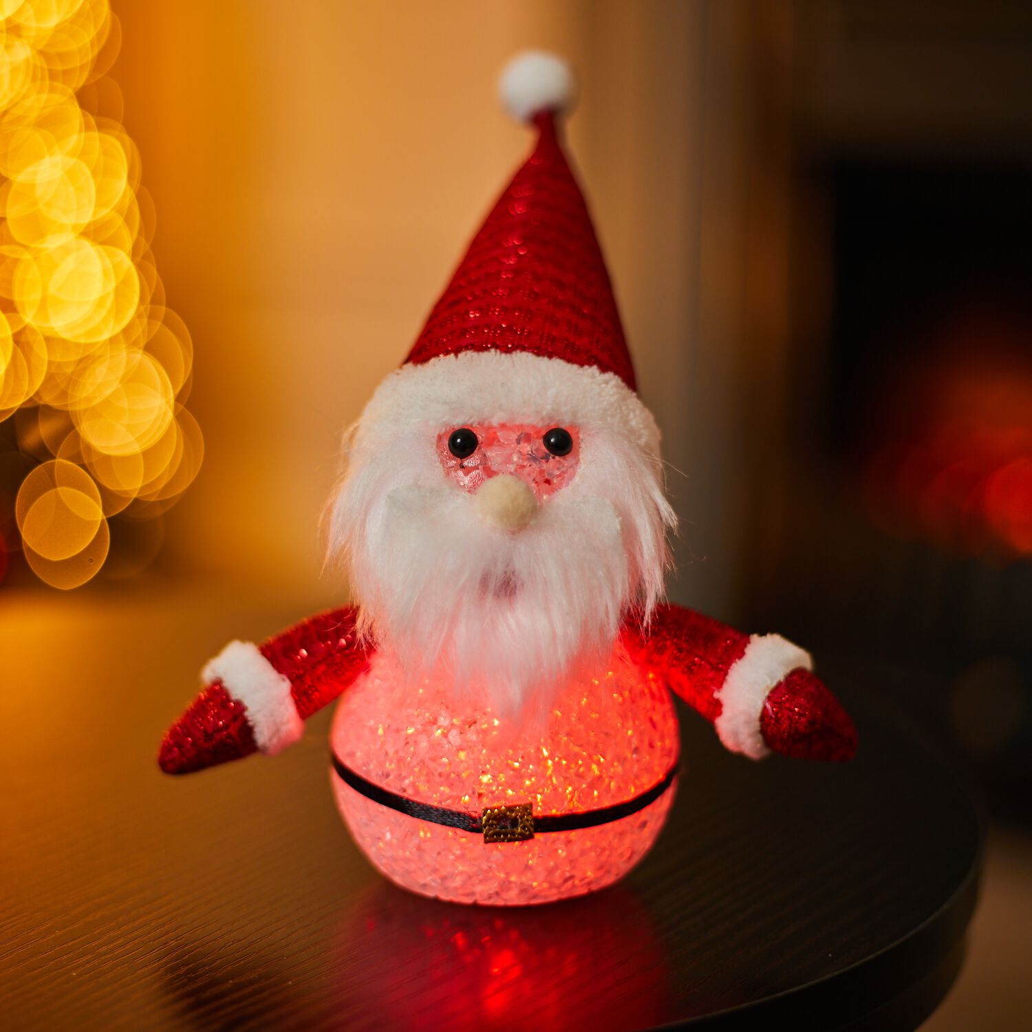 Light up santa discount