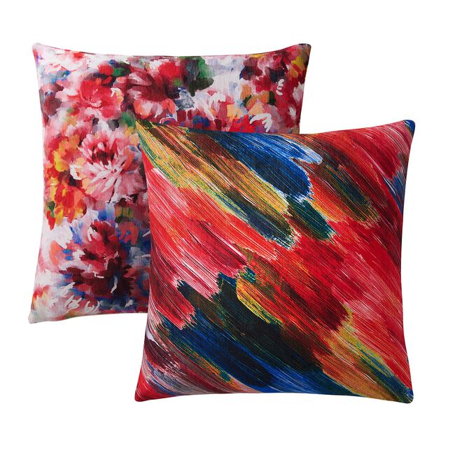 Alina Ombre Chenille Cushion 45cm  x 45cm - Multi