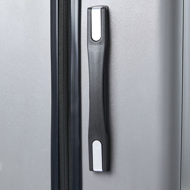 Large Lightweight Hardshell Luggage - Silver Grey