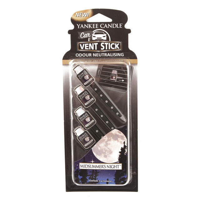 Yankee Candle® 4 Car Vent Sticks Midsummer Night
