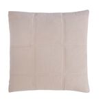 Quilted Hotel Velvet Mink 45cm x 45cm Cushion