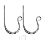 HOOK HOLDBACK Brushed Nickel