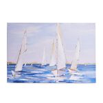 Sailing in Flotilla Canvas Print - 60cm x 90cm