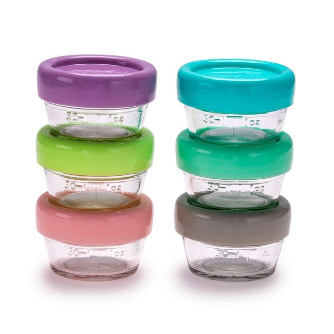 Melii 59ml 6 Glass Food Containers
