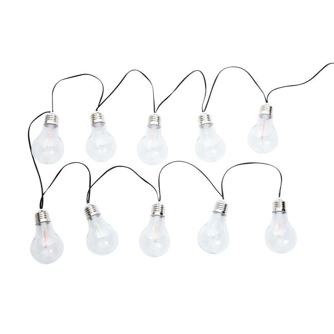 10 Multicolour Solar Bulb Lights