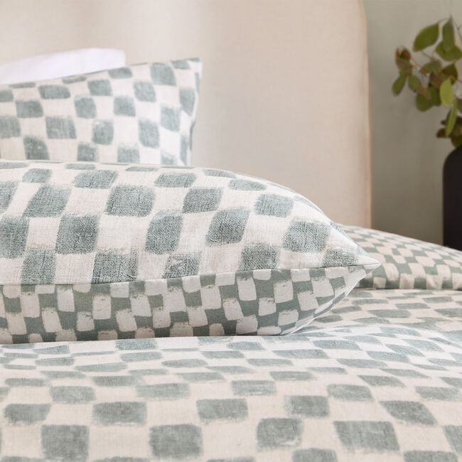 HOEM SINGLE DUVET COVER Nyhavn Aqua