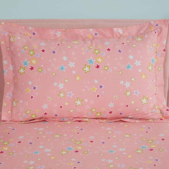 Groovy Unicorn Oxford Pillowcase Pair - Pink
