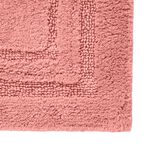 COTTON BORDER ROSE 50x50 Pedestal Mat