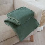 NICOLE DAY FLEECE Sage 150x180cm Throw            
