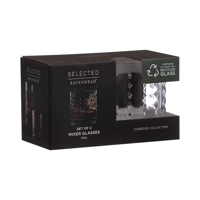 Ravenhead Oxbridge Set Of 2 Mixer Glasses 