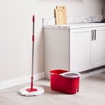 Gleam Clean Supreme Twin Spinning Mop & Bucket