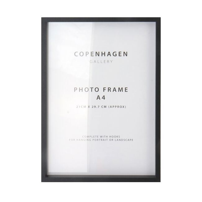 4x6''COPENHAGEN BLACK Photo Frame
