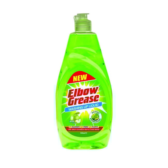 Elbow Grease Apple Washing Up Liquid 740ml