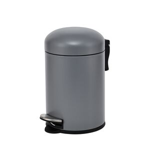 3L Grey Sparkle Dome Lid Pedal Bin