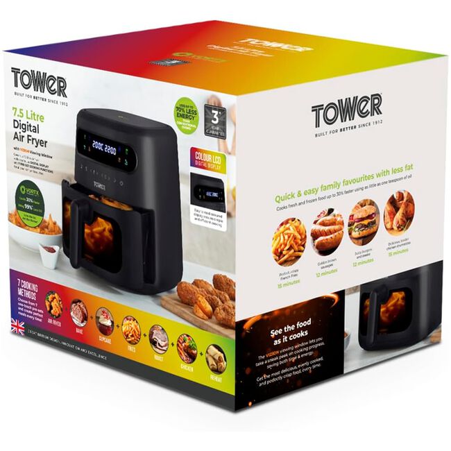Tower Vortx 7.5L Colour Display Air Fryer