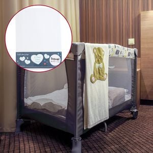Clair De Lune Travel Cot Fitted Sheet - 2 Pack
