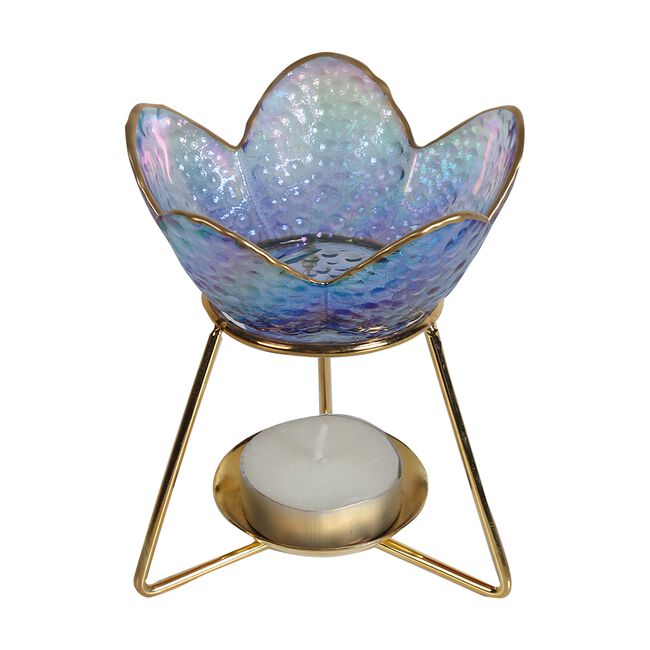 Petal Wax Melt Burner - Blue