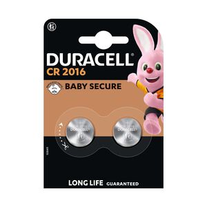 Duracell Classic CR2016 Batteries - 2 Pack