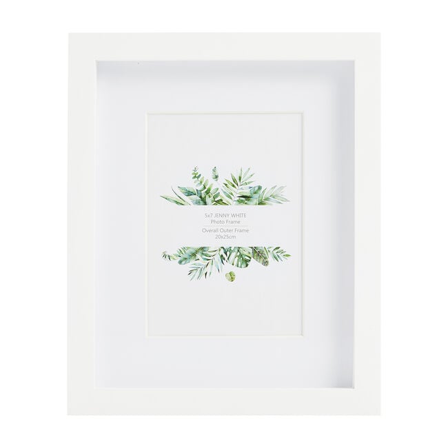 4x4 JENNY WHITE Photo Frame