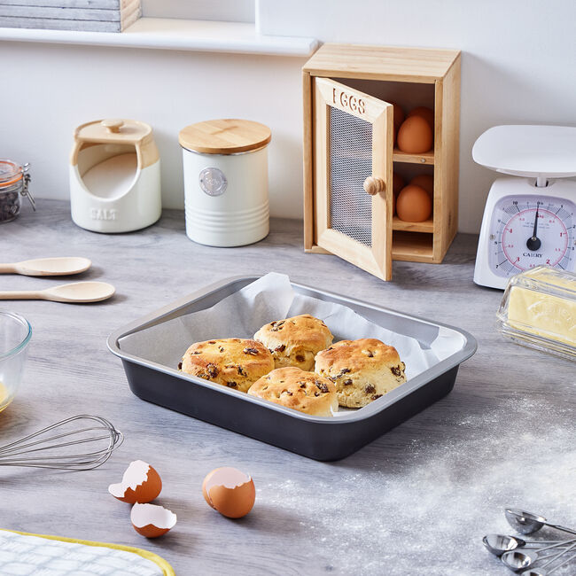 Baker & Salt Silver Roaster Tray 36cm