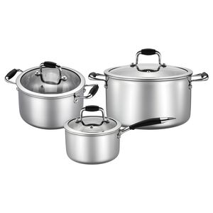 Noferro Pro Triply 3 Piece Cookware Set