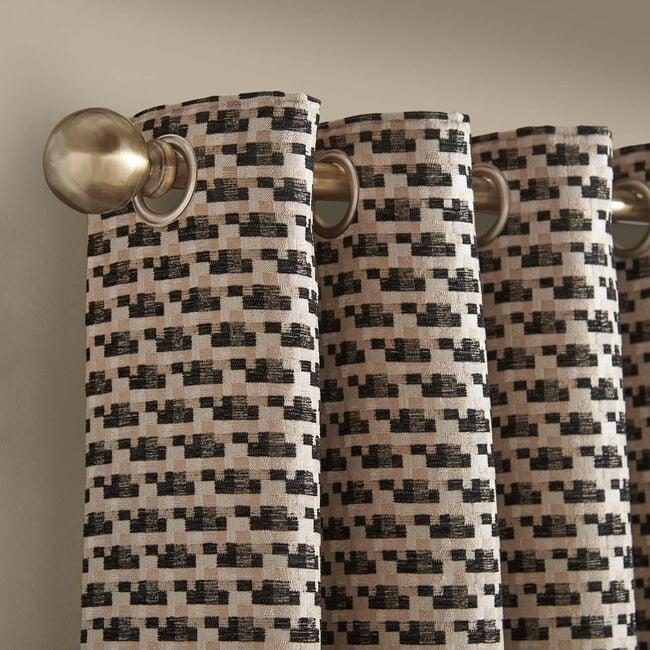 MIDNIGHT MOOD BLACK 66x54 Curtain