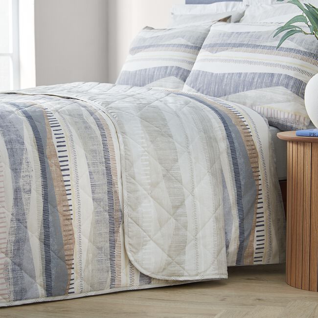 Conrad Bedspread 200cm x 220cm - Grey