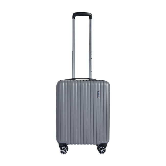 Cabin Bag Lightweight Luggage - SIlver Grey