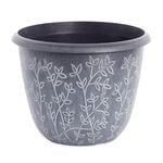 14" GREY Serenity Plant Pot