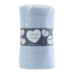 CLAIR DE LUNE LARGE BLUE Cellular Blanket