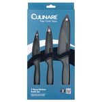 Culinare 3 Piece Knife Set Grey