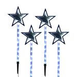 4 Christmas Star Infinity Mirror Path Lights