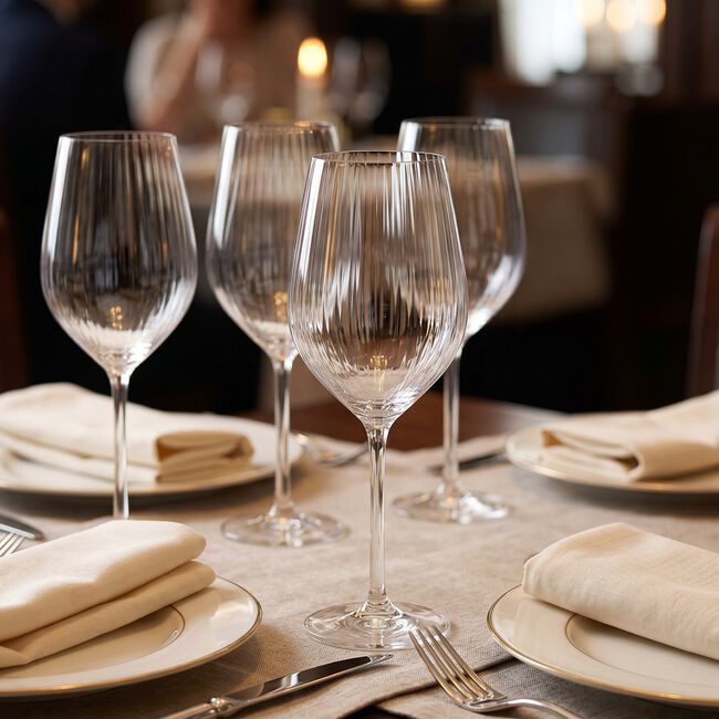 Excellent Houseware 500ml Mirage Wine Glass Set